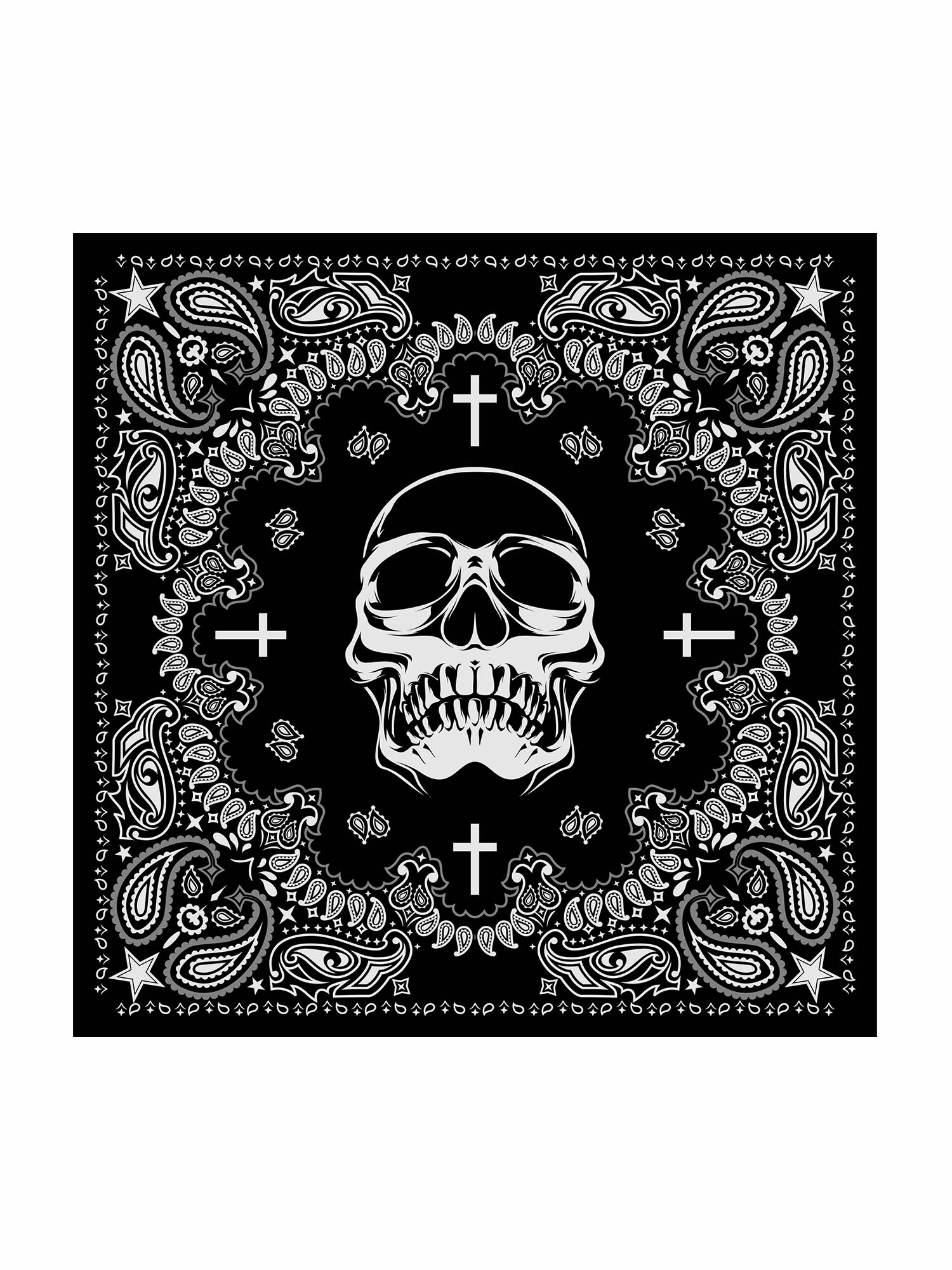 Halloween Skull - Cotton Bandana