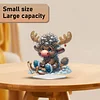 DIY Diamond Painting Double Sided Ornaments Kit for All Ages (Deer Horn Calf)