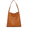Genuine leather women's bag 2026 new large capacity tote bag