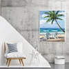 Beach - 11CT Stamped Cross Stitch - 36*46cm - Natural