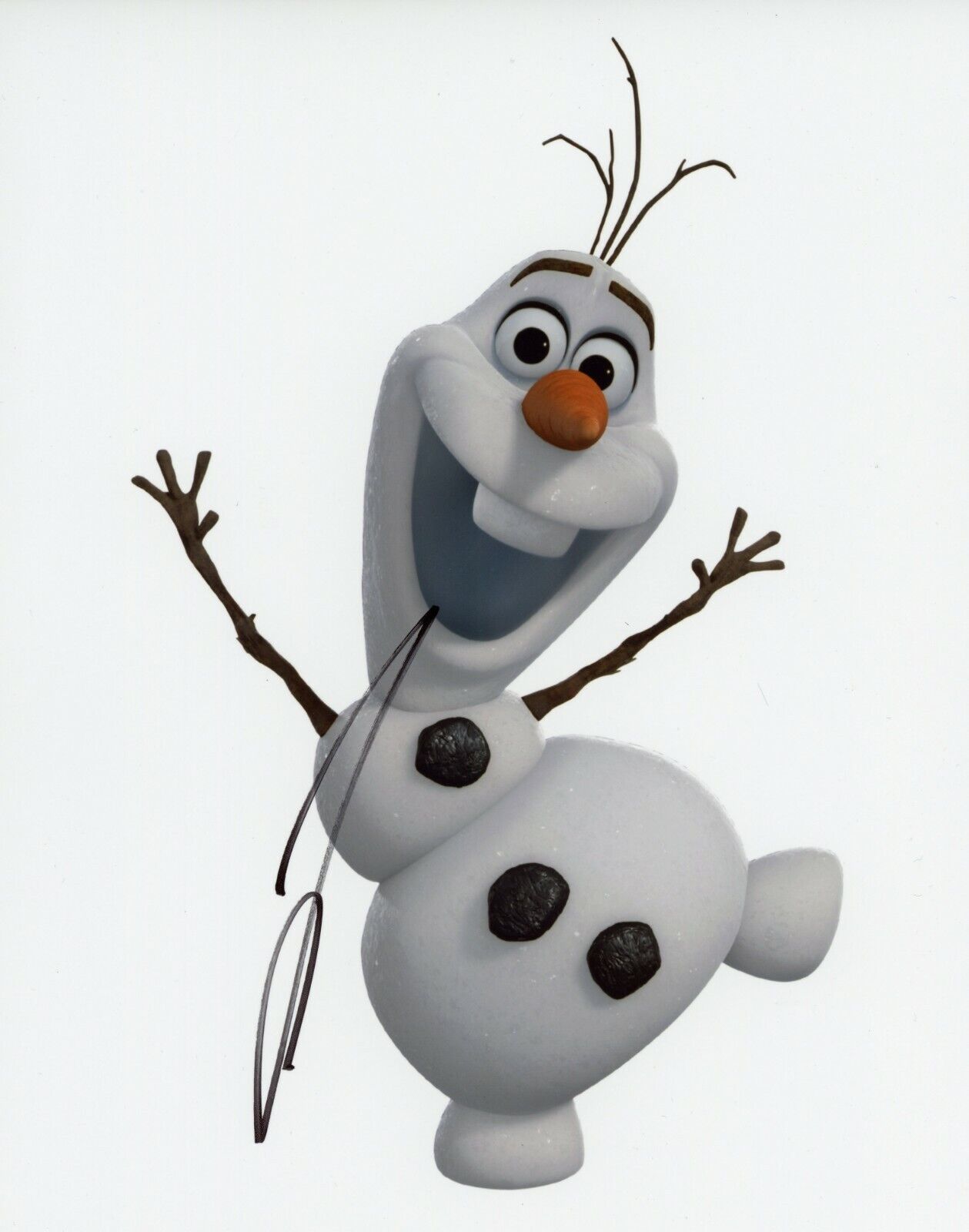 ~~ JOSH GAD Authentic Hand-Signed OLAF ~ FROZEN