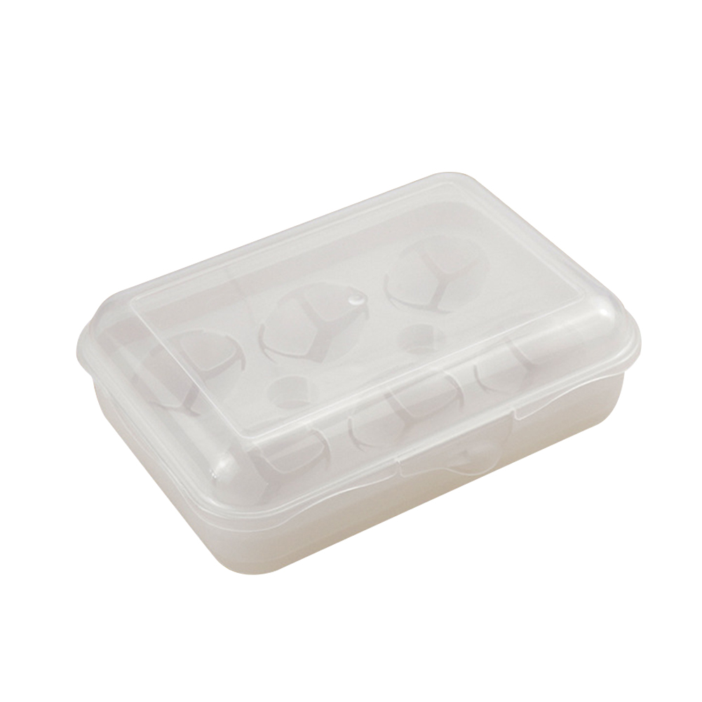 

6 Slots Egg Storage Box Portable Egg Tray Container for Outdoor Camping BBQ, 501 Original