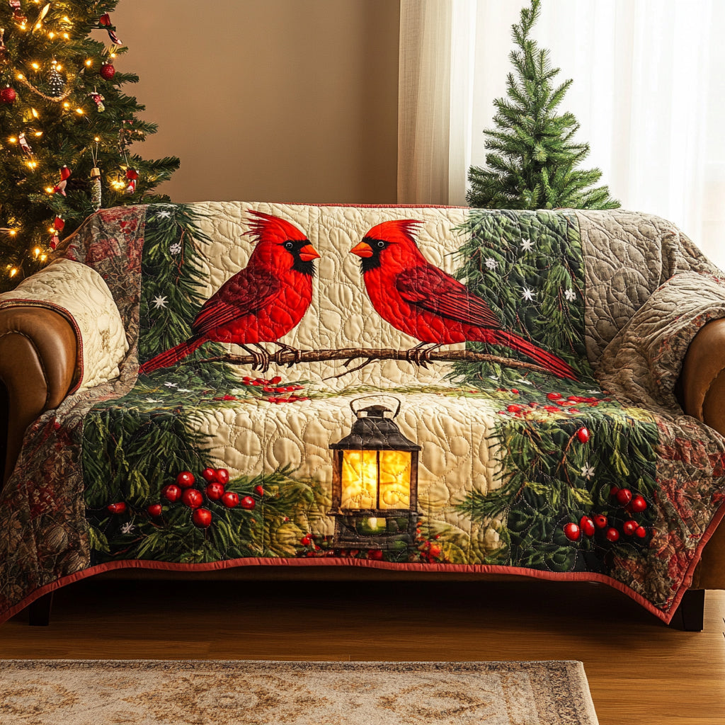 Cardinal Blessings Quilted Sofa Cover NCU0DV8511 everthome