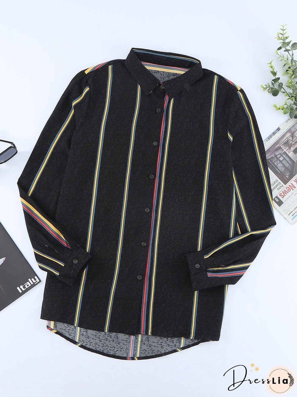 Weekend Casual Striped Shirt