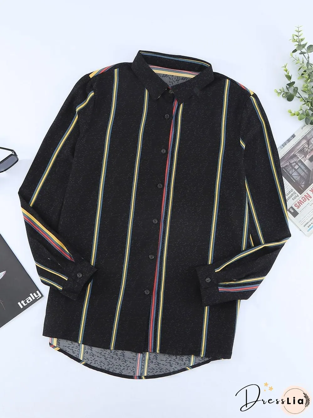 Weekend Casual Striped Shirt