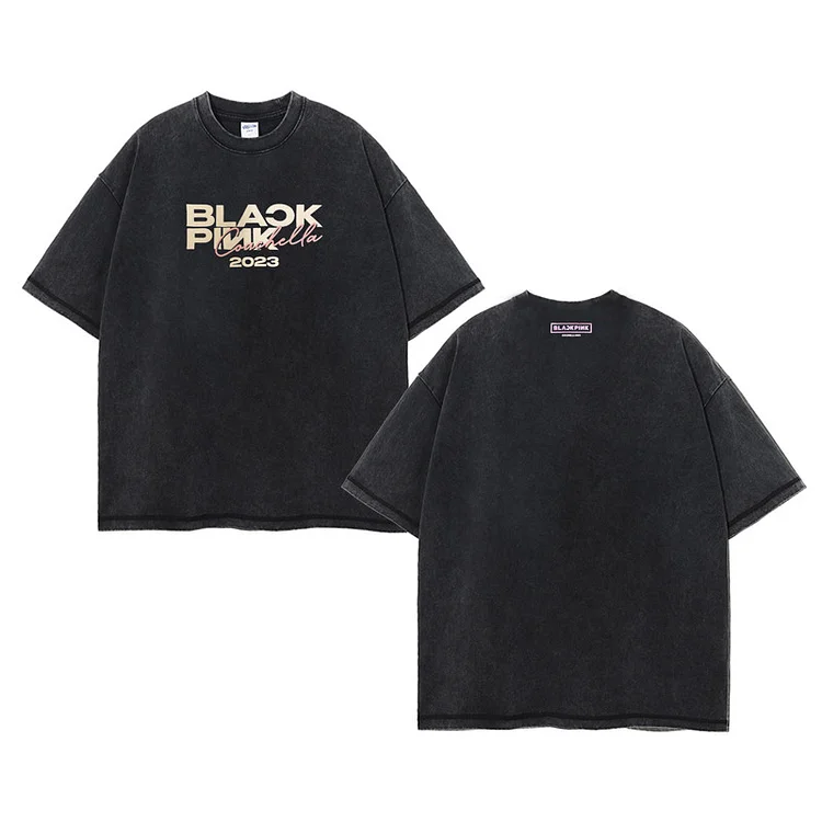 BLACKPINK 2023 Coachella Vintage Wash T-shirt