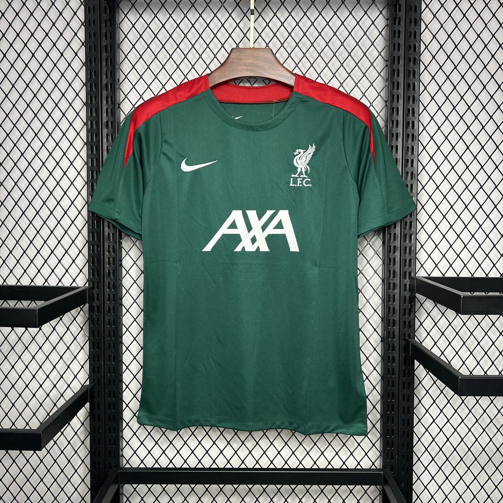 Liver.pool 24-25 Green Pre-match Training Jersey - Fans Version