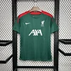 2024/2025 Liverpool Pre-match Training Dark Green Jersey1:1 Thai Quality love fball