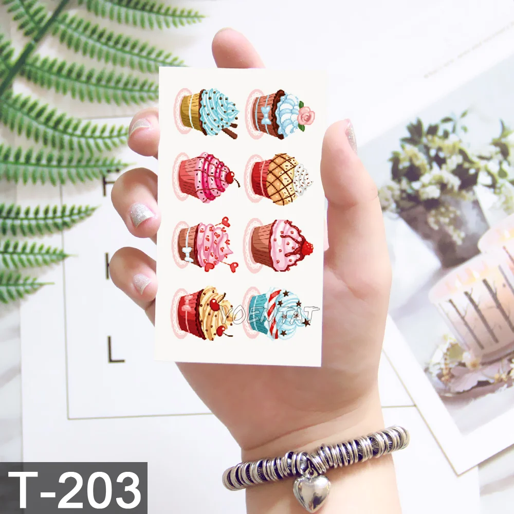 Sdrawing Temporary Tattoo Sticker Lotus Colorful Feather Leaves Butterfly Flash Tatoo Female 3D Body Art Child Fake Tatto Male