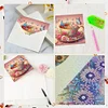 (US Local)6PCS Coffee DIY Diamond Art Greeting Cards Congratulations Cards & Gifts