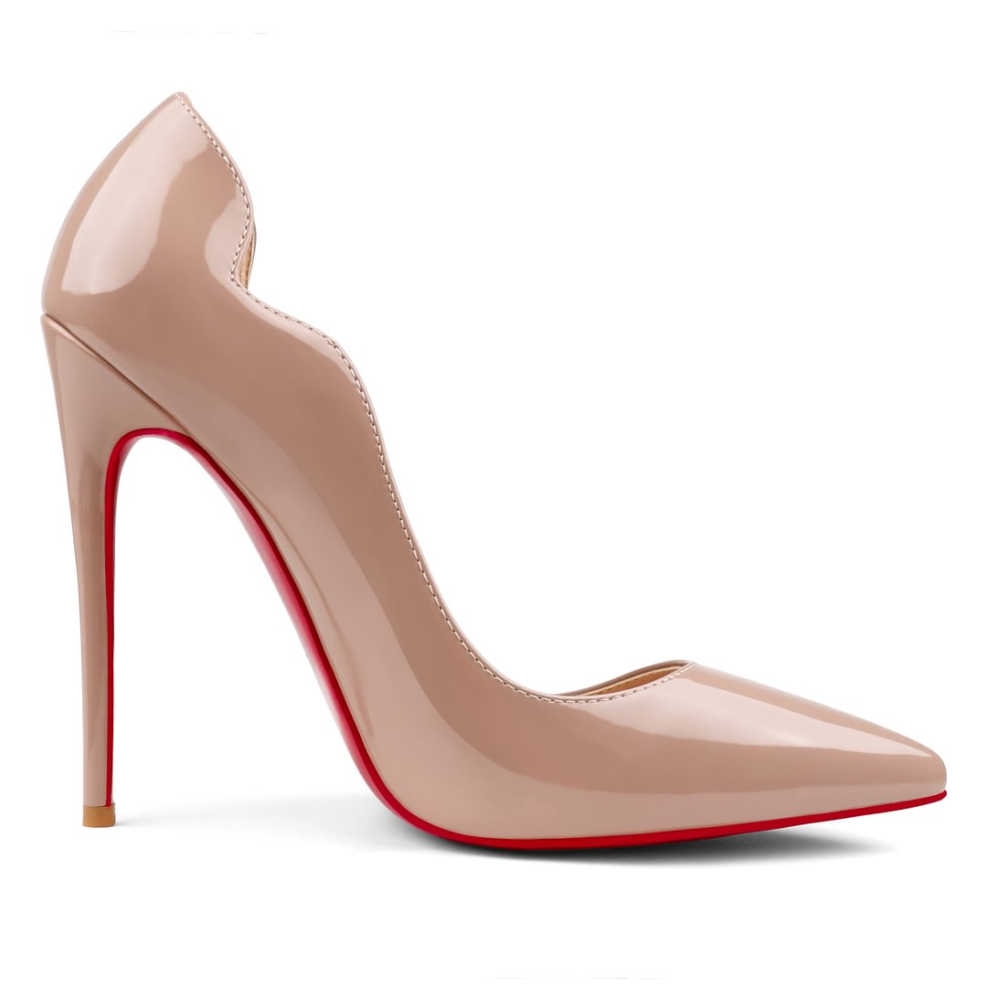 Classic Women's Red Bottom High Heels for Party Wedding Pumps-MERUMOTE