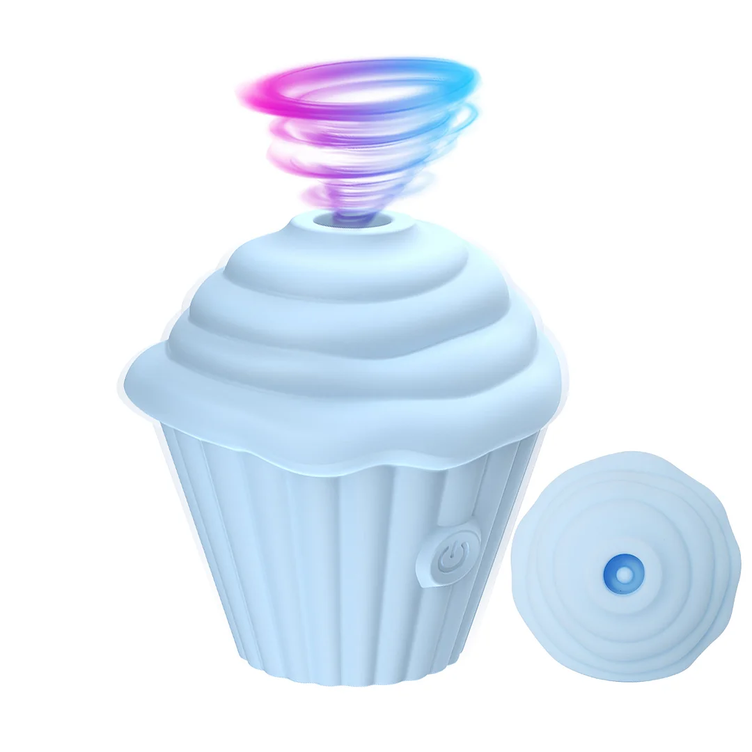 Cupcake Sucking Vibrator Clitoris Stimulator For Adult - Rose Toy