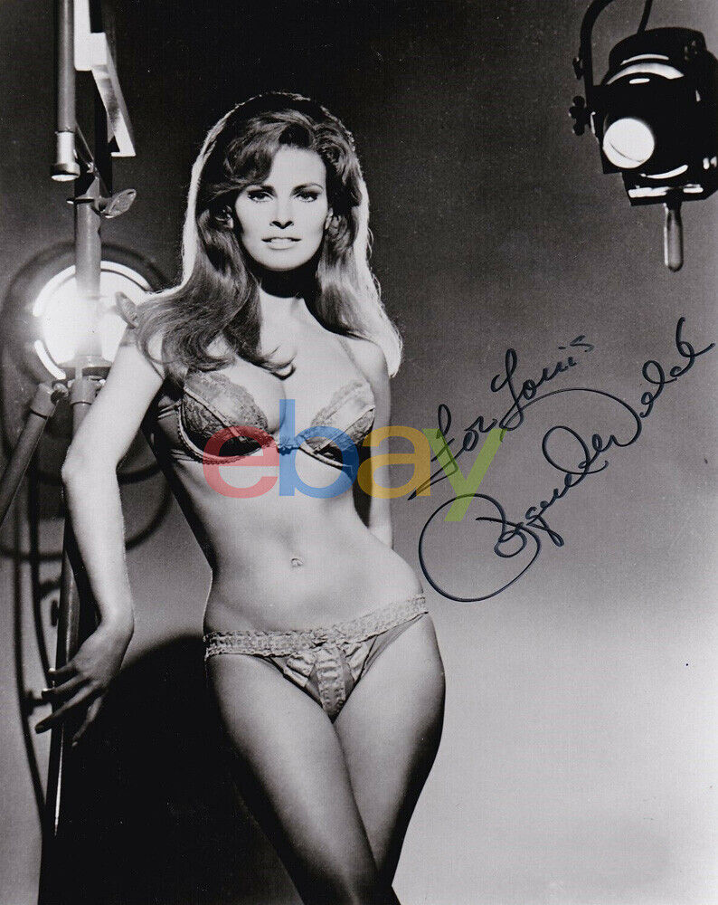 RAQUEL WELCH Signed 8x10 Photo Poster painting SMOKING HOT!!! reprint