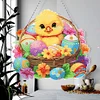Diamond Painting Acrylic Chicken Hanging Pendant