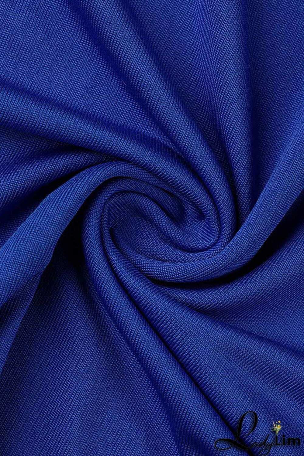 Blue Casual Solid Patchwork V Neck A Line Dresses