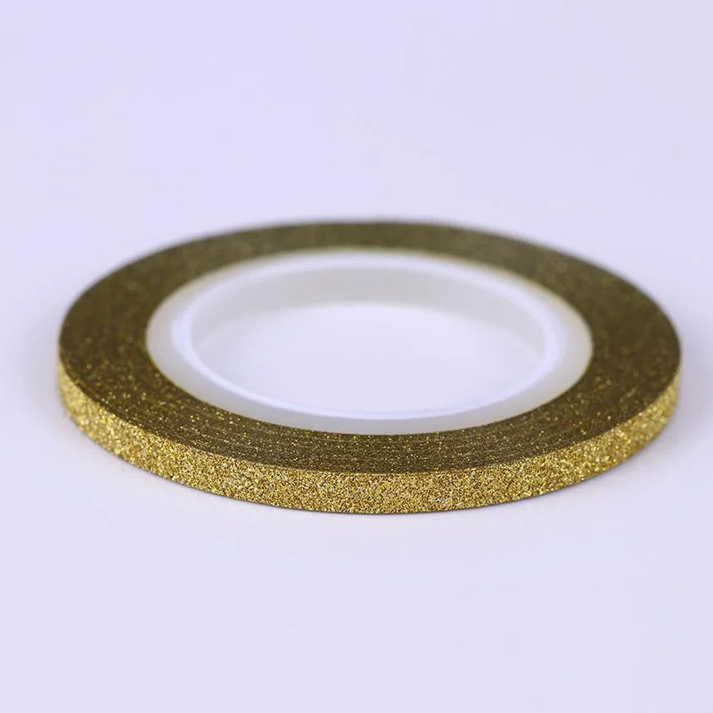 1 Roll Gold Sliver Nail Striping Tape Line 1mm 2mm 3mm Sticker Matte Glitter Stickers DIY Decors Tool Nail Art Decoration