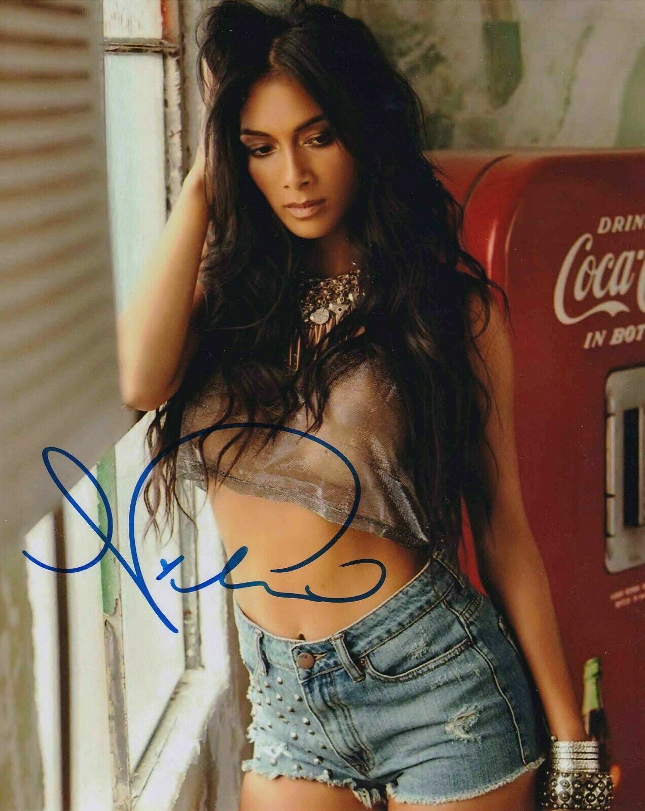 Nicole Scherzinger Autographed Signed 8x10 Photo Poster painting ( Pussy Cat Dolls ) REPRINT