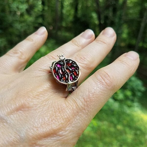 🔥Last Day 75% OFF🎁Pomegranate Ring