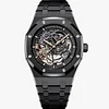 Audemars Piguet Royal Oak Double Balamcing Wheel in Black Ceramic on Black Ceramic Bracelet with Skeleton Dial 15416CE.OO.1225CE.01