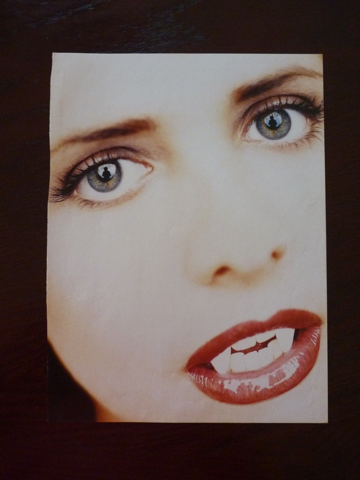 Sarah Michelle Gellar Van Dien Double Sided Coffee Table Book Photo Poster painting Page 9x12