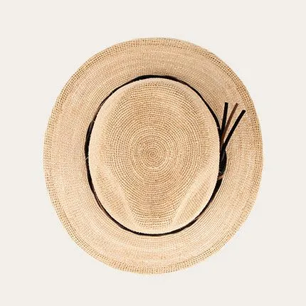New] Can be rolls up for packing- Goorin Handmade RAFFIA  display picture 1