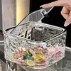 Hair Accessories Organizer Clear Hair Tie Organizer for Laundry Pods Cotton Swab