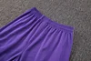 Joyfball 2025/2026 Kids Size Real Madrid Long Zipped Jacket purplee Retro version Soccer Jersey 1:1 Thai Quality 