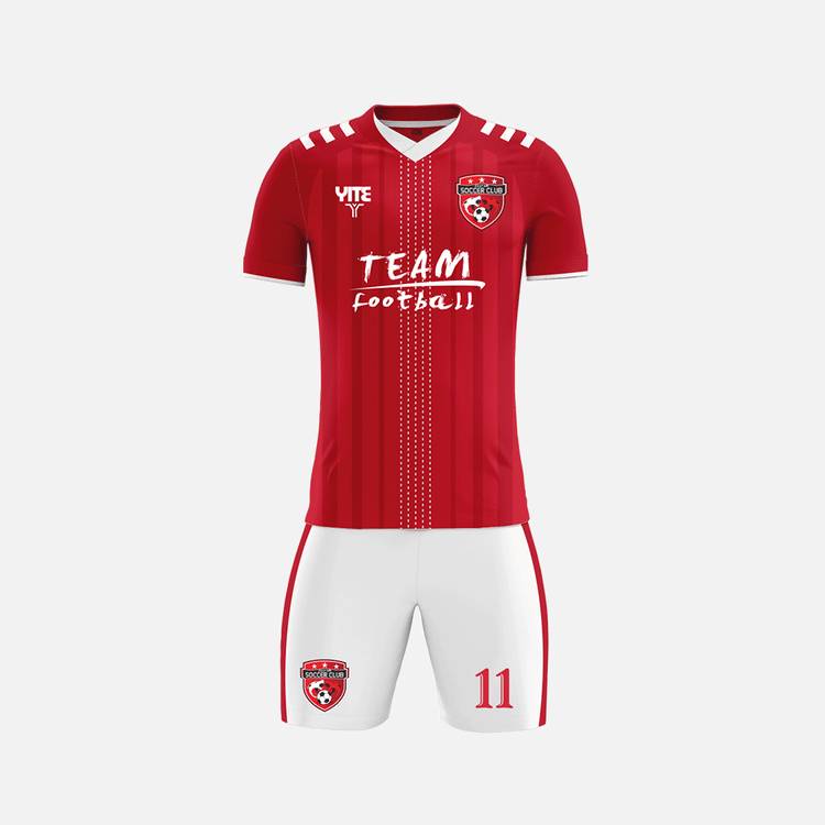 YITE | YTZQ215-White  And Red Soccer Uniforms