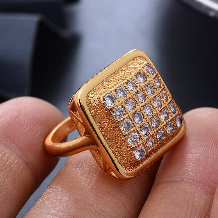 Rings Ethiopia Indian Dubai Gold Color Rings For Women