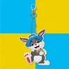 5pcs DIY Diamond Painting Rabbit Keychains