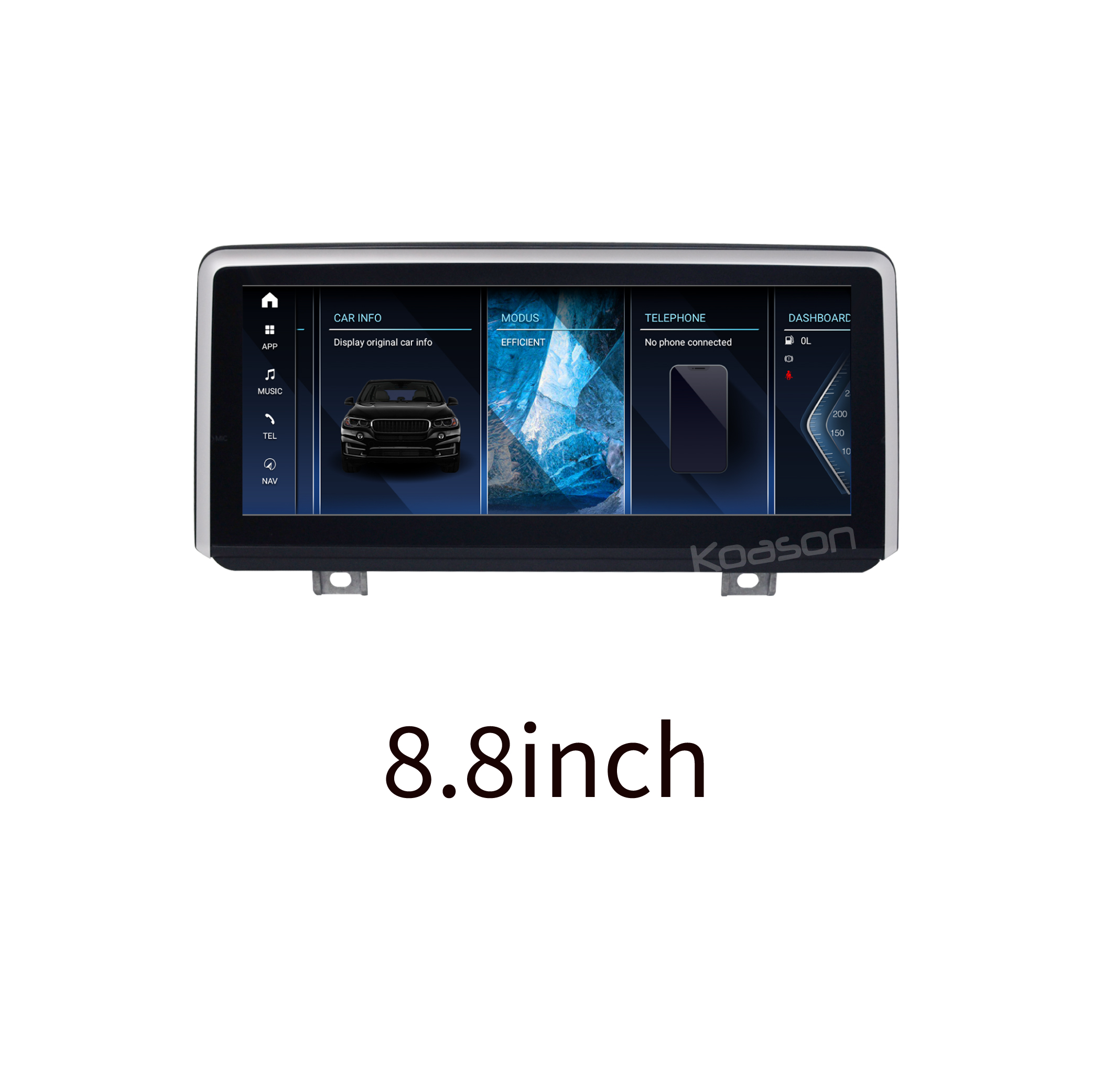 KOASON Android Screen Upgrade Apple CarPlay Android Auto GPS Navigation Car Multimedia Player for BMW 2 Series F22 F45 F46