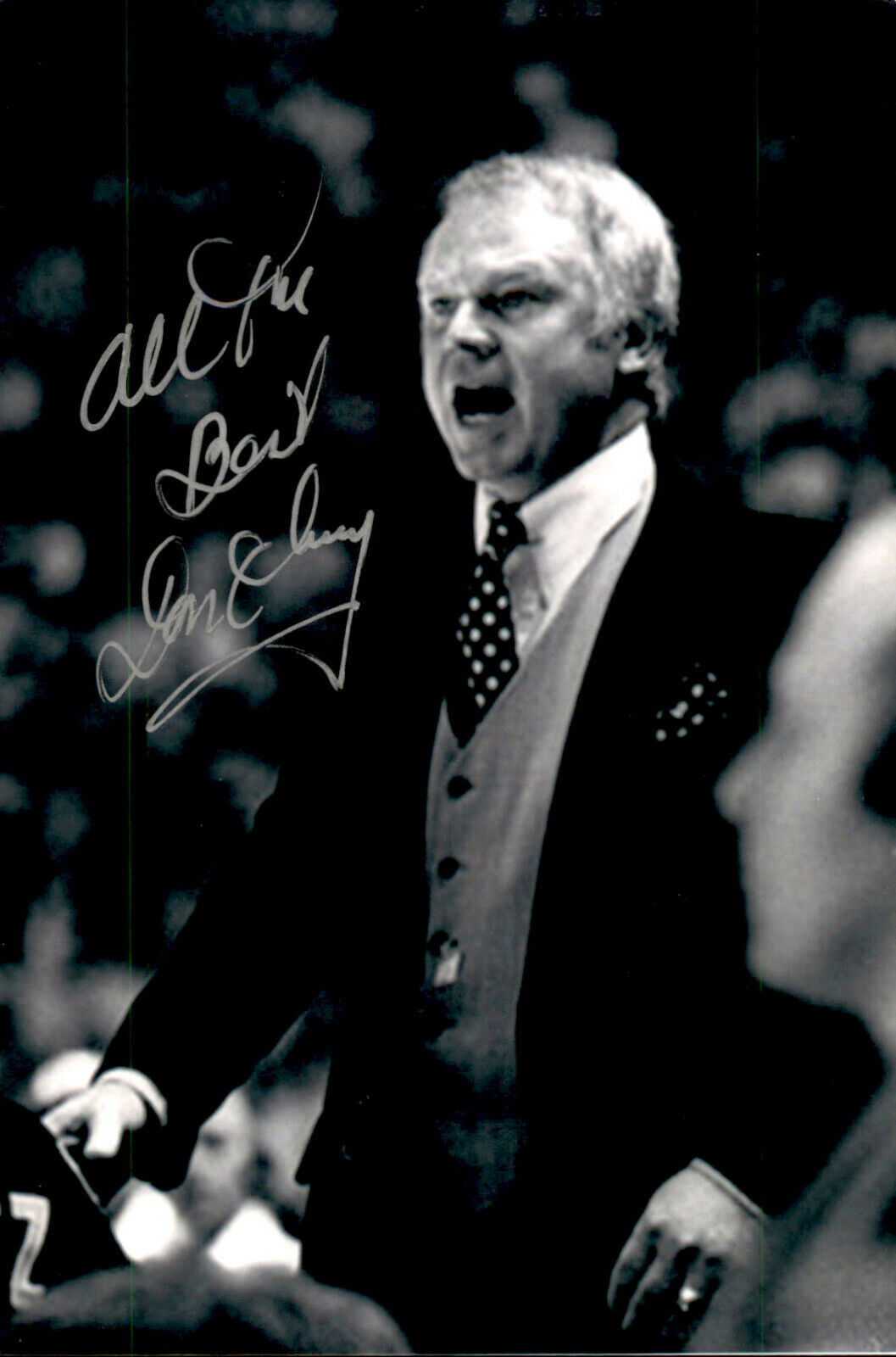 Don Cherry SIGNED 4x6 Photo Poster painting HOCKEY NIGHT IN CANADA COACH'S CORNER