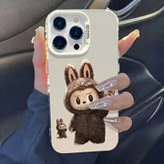 み*こ様 ラブブ LABUBU iPhone16pro max スマホケース　携 LABUBU スマホケース ハイブランド magsafe iphoneケース