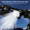 LED Bicycle Front Light USB Rechargeable Cycling Headlight Waterproof Rear Light