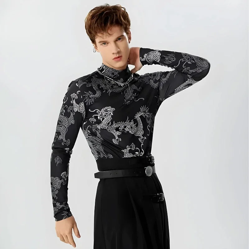 Brownm High Neck Top