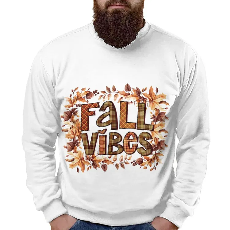 Personalized Design Thanksgiving Men's Full Print Pullover Hoodie Full Print