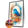uk.everydayedeals (Limited Stock)Diamond Painting - Full Round - Bluebird on Flowers(40*60cm)