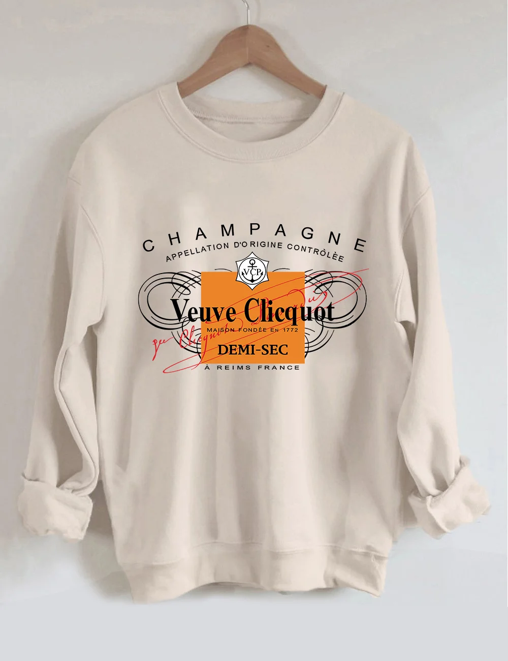 Veuve Clicquot Champagne Sweatshirt - Goldenbar