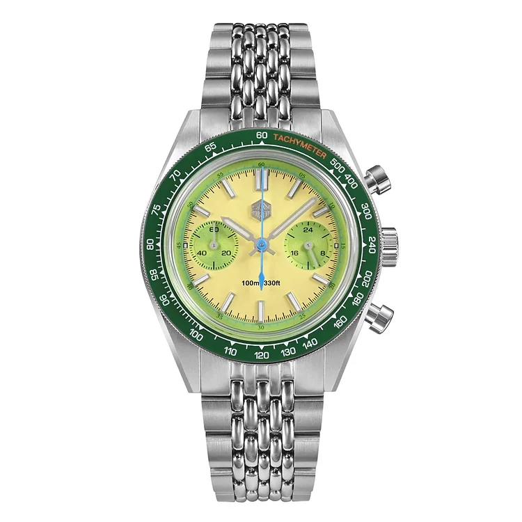★Flash Sale★San Martin Chronograph VK64 Quartz Watch Original Design SN0116 San Martin Watch San Martin Watch