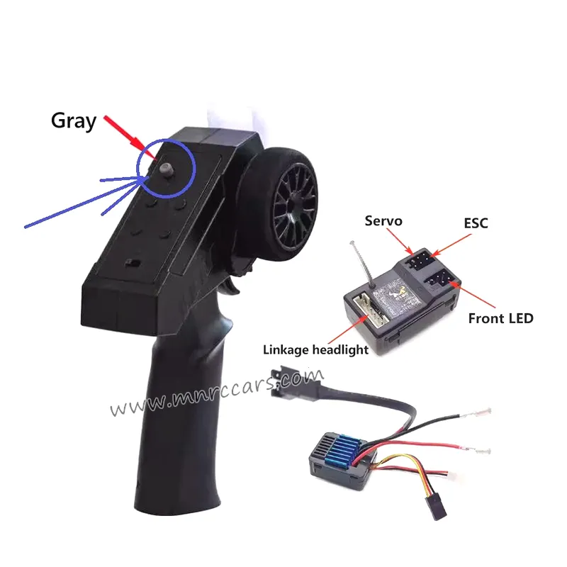 MN Model MN128 Parts 2.4Ghz Transmitter, Receiver and ESC New Version