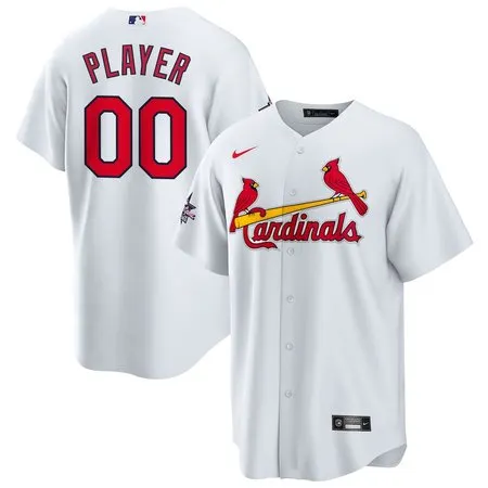 Men's St. Louis Cardinals White 2025 MLB All-Star Game Home Custom Replica Jersey
