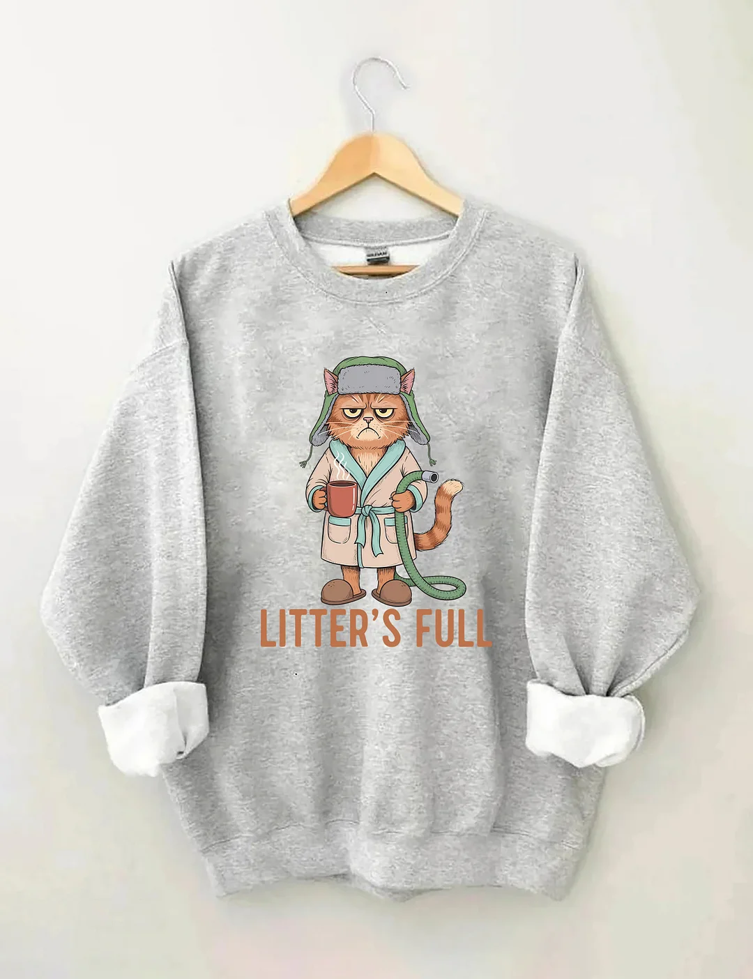 Litters Full Funny Cat Sweatshirt