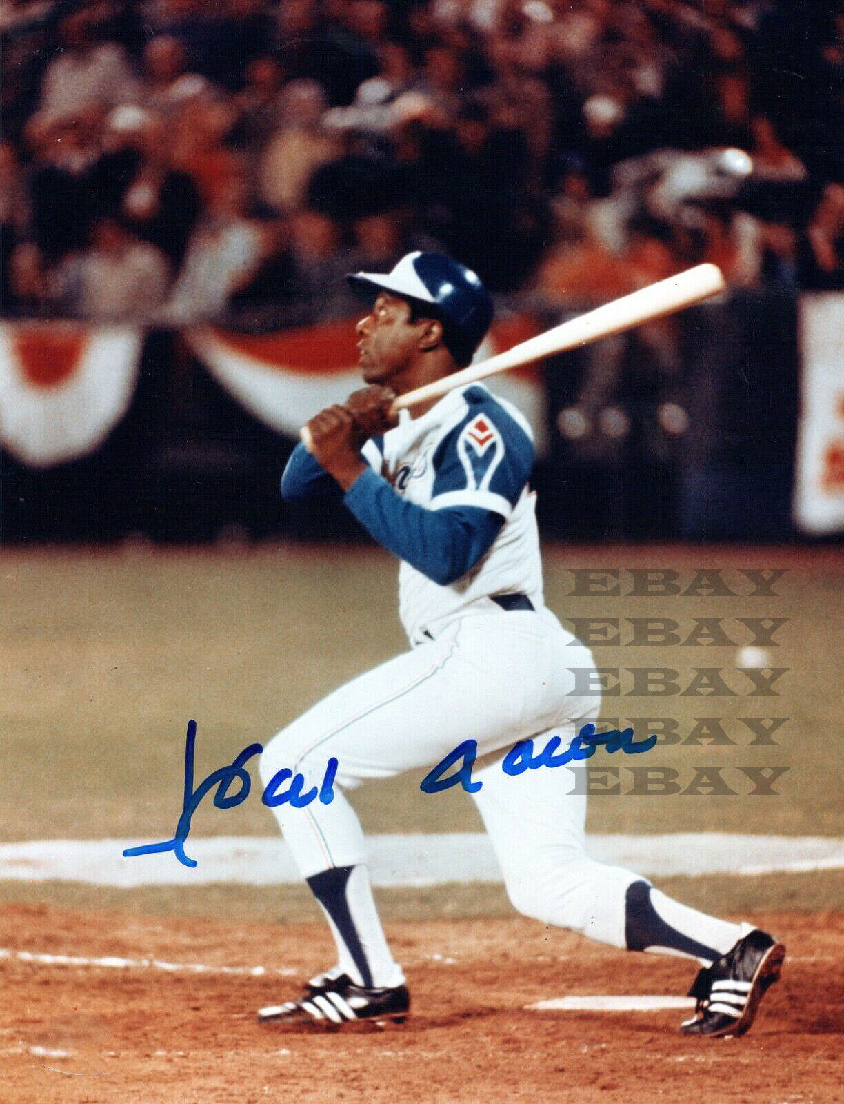 Hank Aaron Atlanta Braves Signed 8x10 autographed Photo Poster painting Reprint