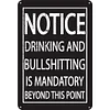 Notice - Vintage Metal Signs(12*16Inch) - Bar