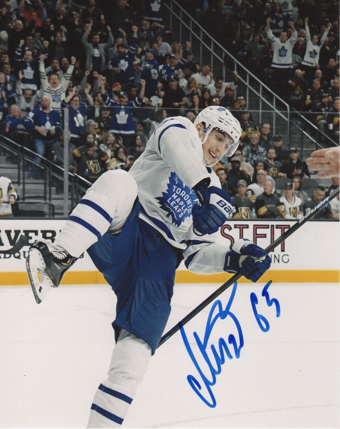 Toronto Maple Leafs Ilya Mikheyev Signed Autographed 8x10 NHL Photo Poster painting COA #9