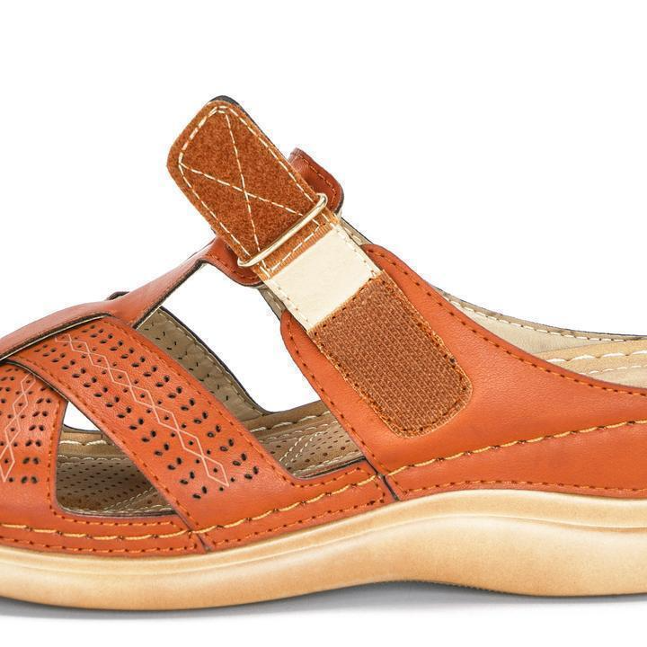 clarks collection leather soft footbed orthopedic arch support sandals