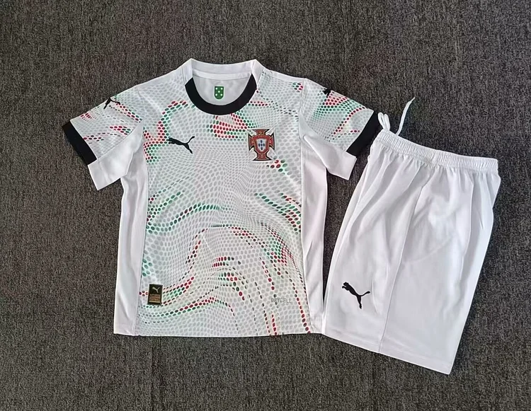 2025-26-Portugal Away-Jersey-Children's Kit