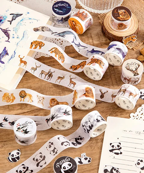 Zoo Animal Washi Tape-Himinee.com