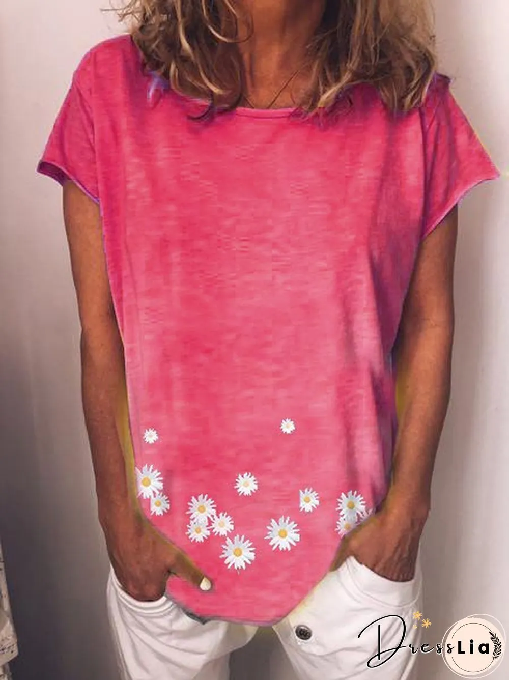 sunflower Casual O-Neck T-shirt