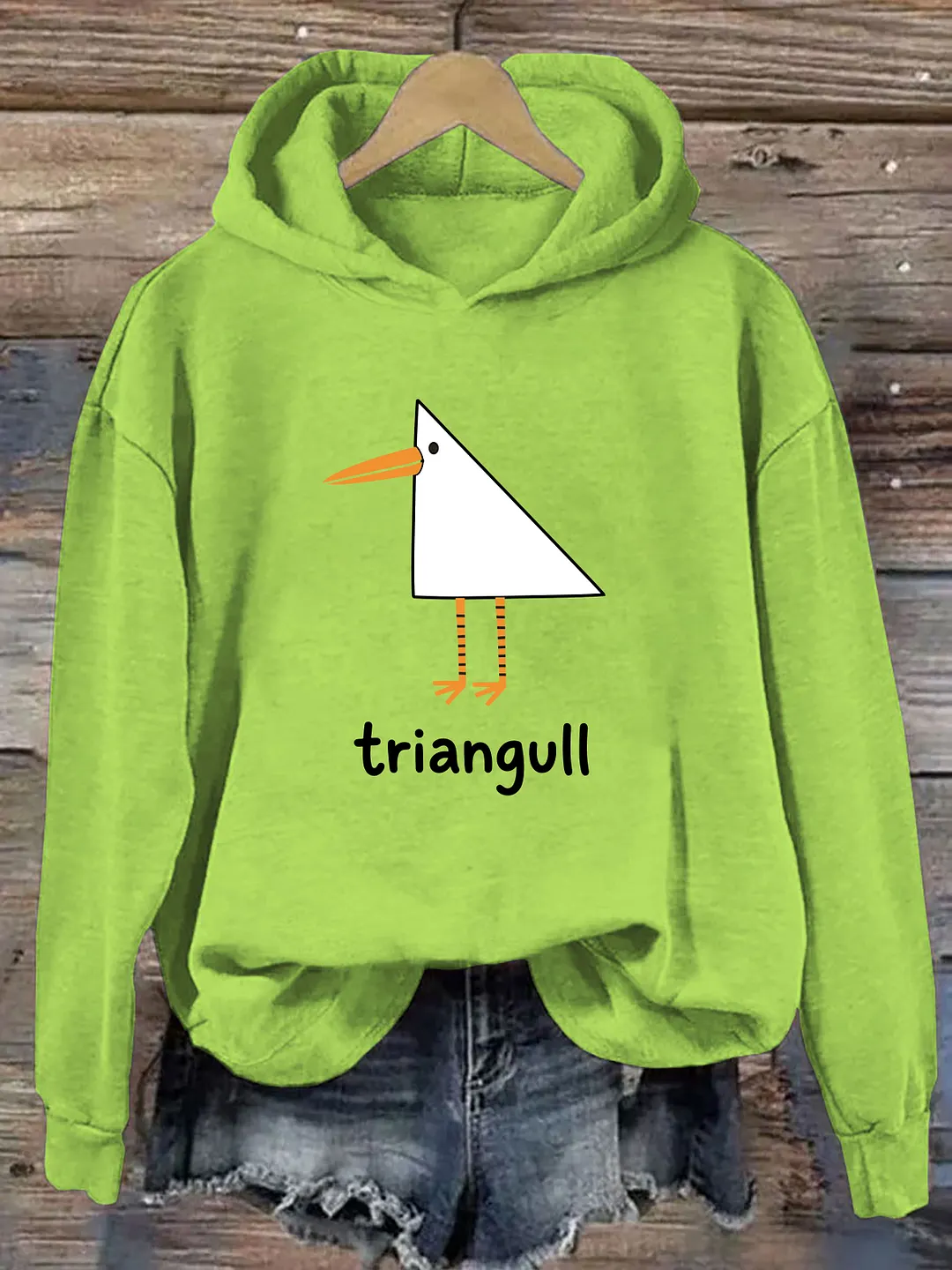 Funny Triangull Triangle Seagull Hoodie